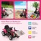 Kids Ride-On Excavator with Manual and Remote Control, LED Lights